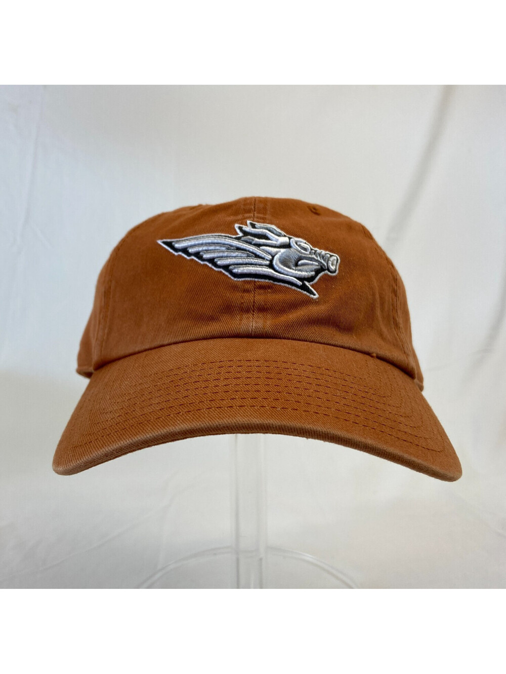 Texas Air Hogs Baseball Cap Buckleback Orange Hat NWT Pro Baseball Sports Team